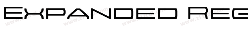 Expanded Regular字体转换 Expanded Regular字体转换